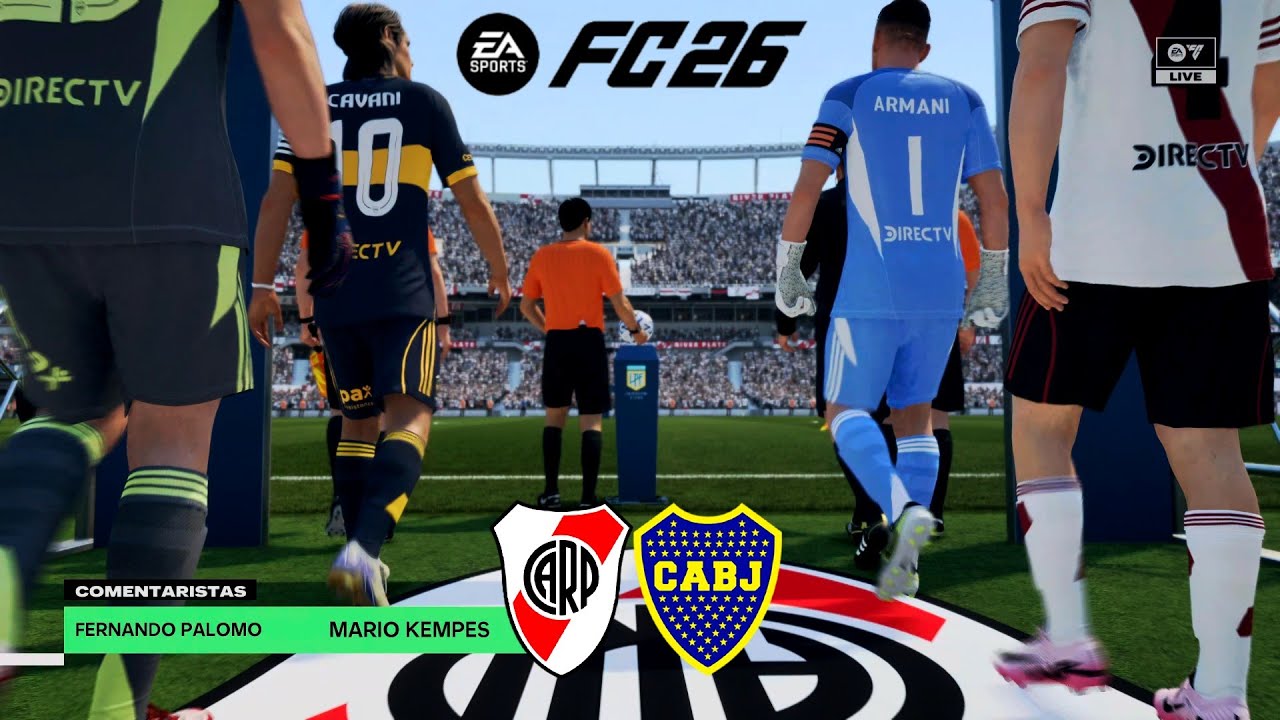 FC 26 - RIVER PLATE VS BOCA JUNIORS - AUTHENTIC GAMEPLAY - SUPERCLÁSICO ARGENTINO EN EL MONUMENTAL