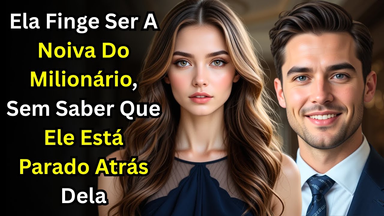 Ela finge ser a noiva do milionário, mas não fazia ideia de que ele estava bem atrás dela