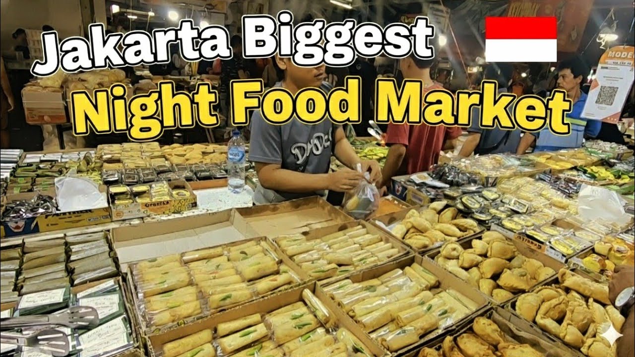 সারারাত জমজমাট থাকে ইন্দোনেশিয়া ফুড মার্কেট। Pasar Kue Subuh, Jakarta Night Food Market । Bayzid