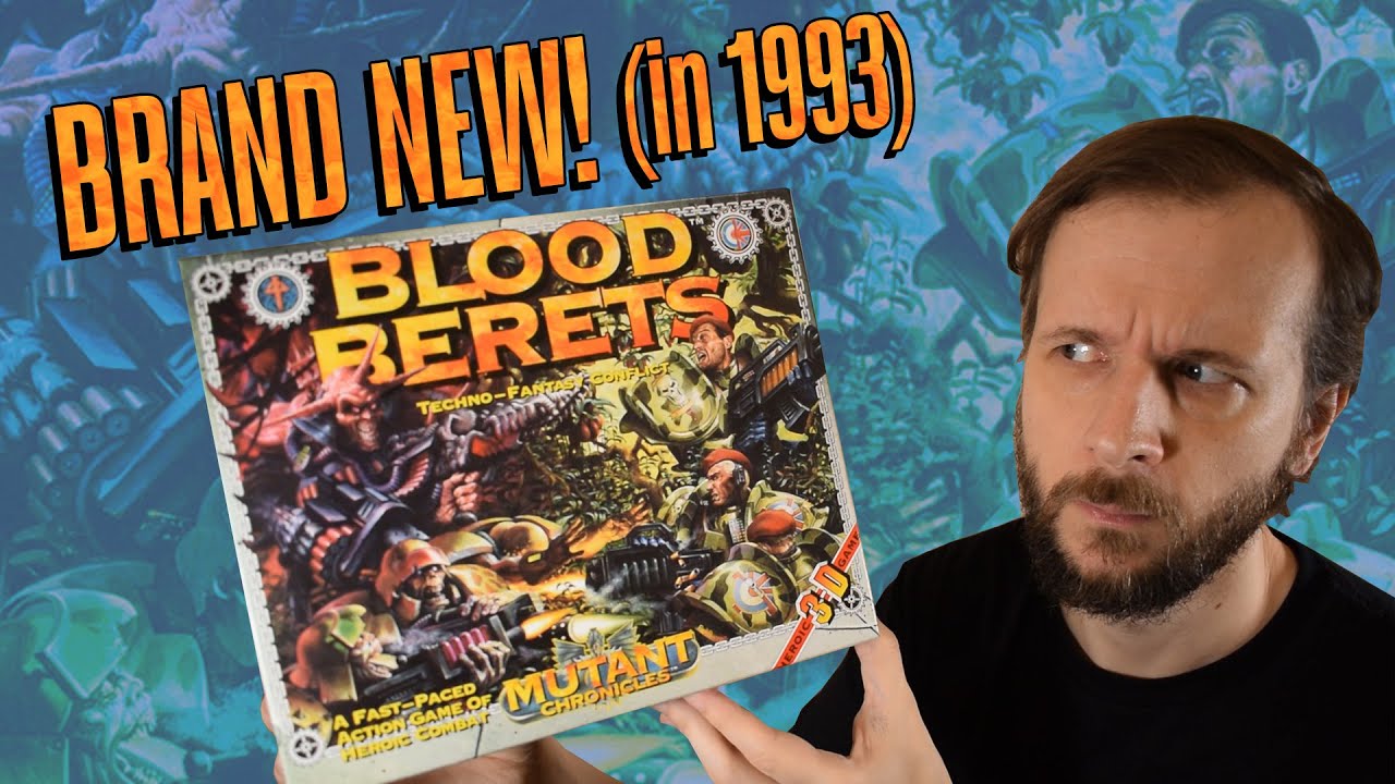 Unboxing a Sealed Game from 1993 - Mutant Chronicles: Blood Berets