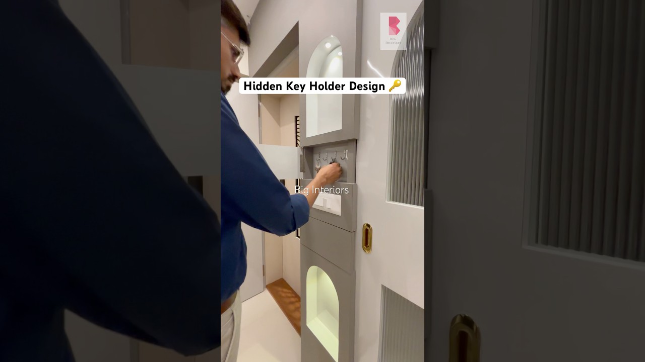 Secret Key holder #hiddenkeyholder#secret #keyholder #viral #trendingshorts #interiordesign
