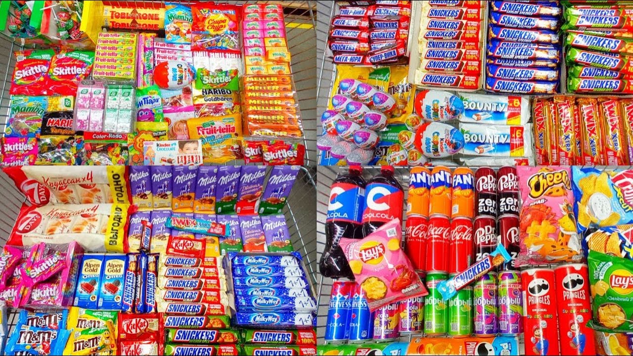 Sea of Candy and Sweets🤯🔥 Shopping VLOG with  Mentos, Nutella TicTak, Kinder🛒A Lot of Candy #13 2025