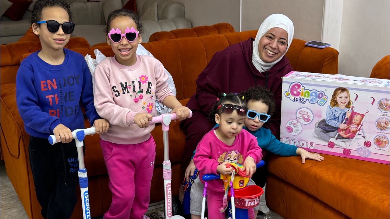 هدايا العيد لأولادى مفاجأه من الإمارات 😍🥰