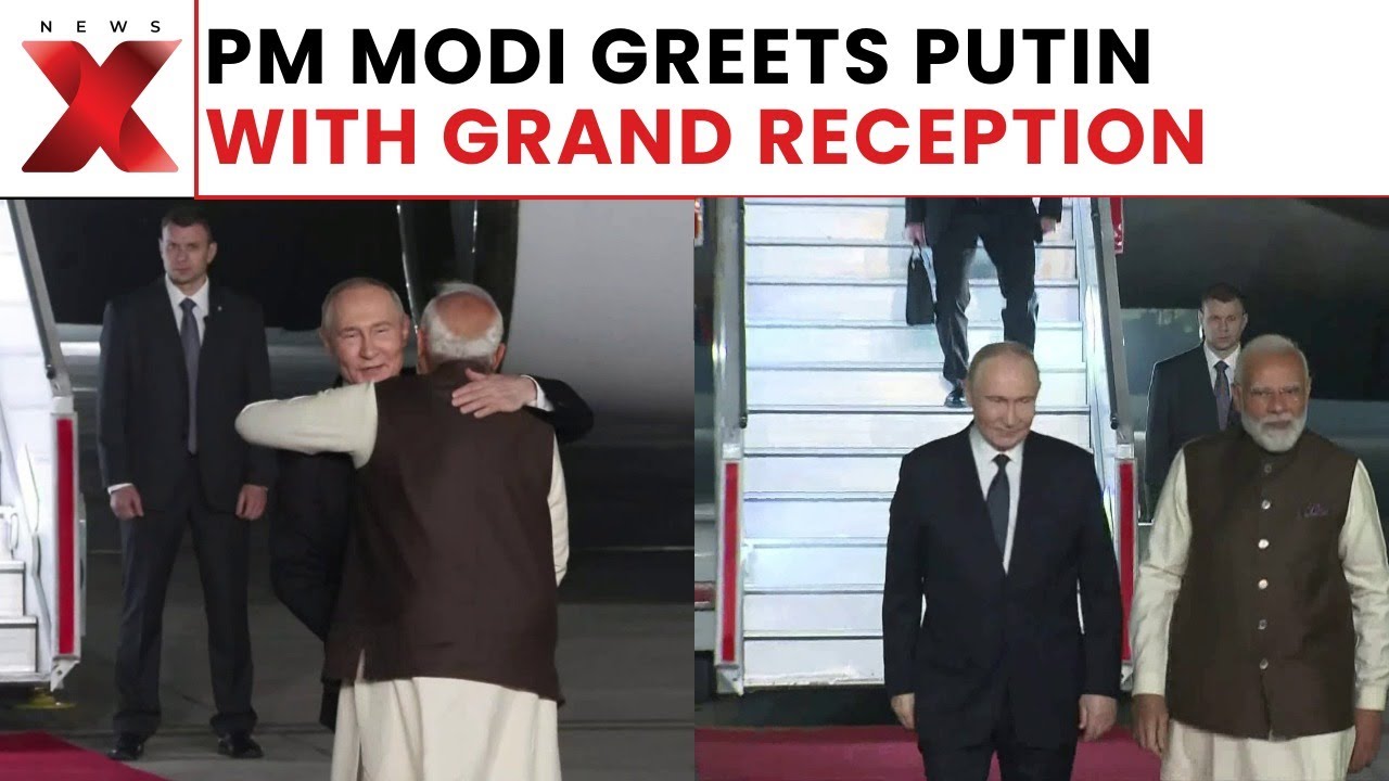 PM Modi receives Russian Prez Putin in grand welcome at Palam Airport | NewsX