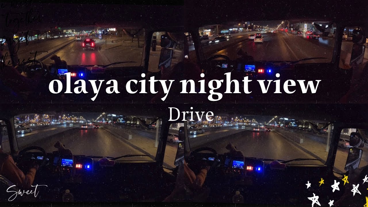 King Abdullah olaya city driving to riyadh saudi arabia 🇸🇦😍🇳🇵||