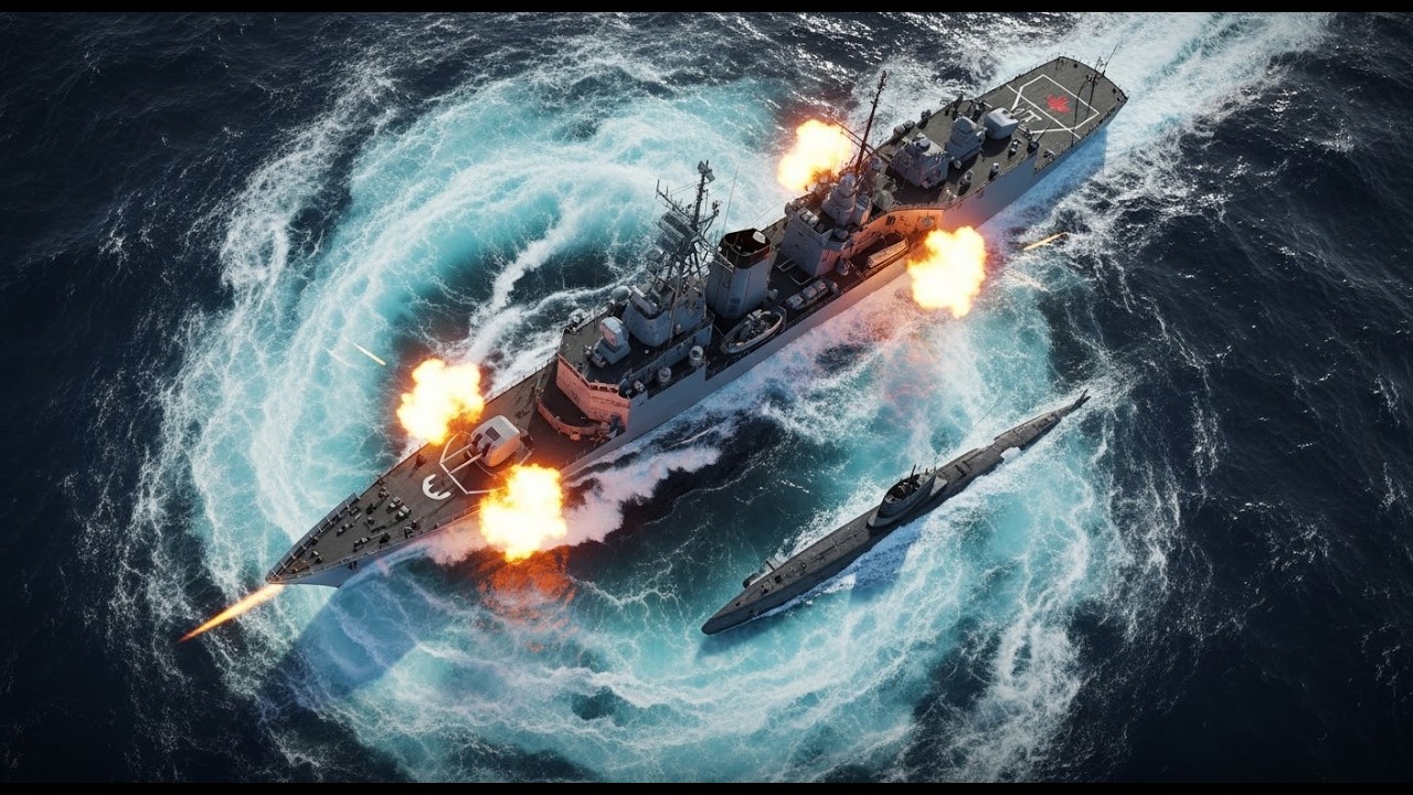 Как канадский эсминец преследовал немецкую подводную лодку во время смертоносного шторма в Северн...