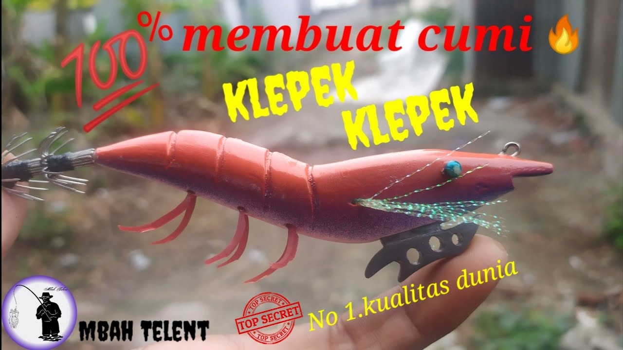 BUAT UMPAN CUMI SEPERTI UDANG ASLI,MERK 