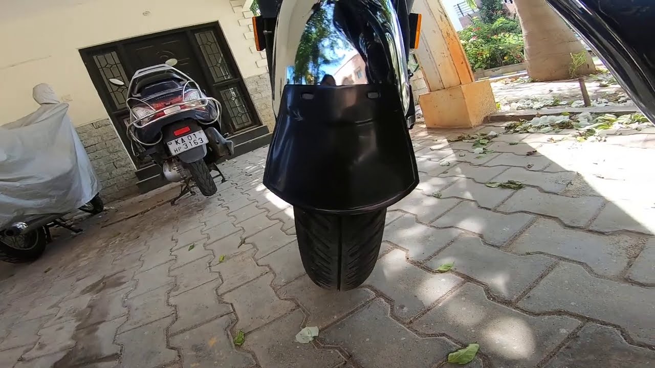 Honda CB 350 Highness | Modification | Front Mudguard Flap