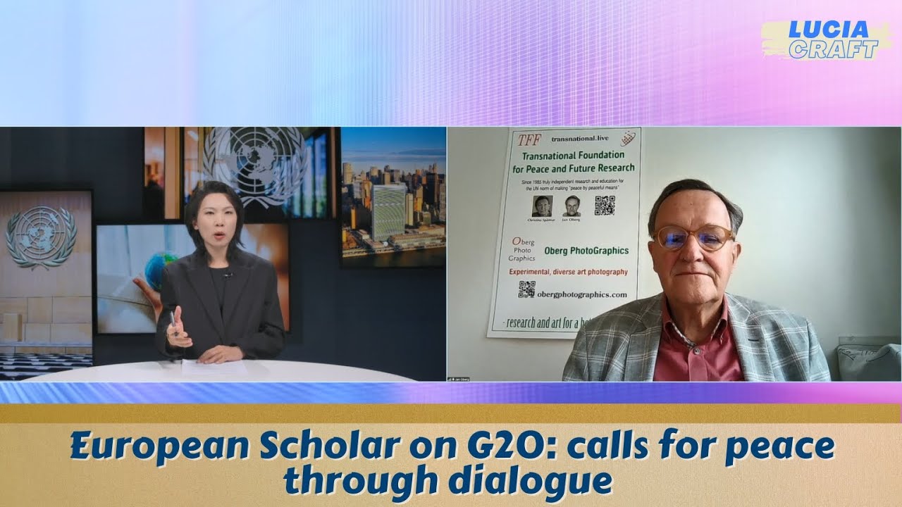 European Scholar on G20: calls for peace through dialogue