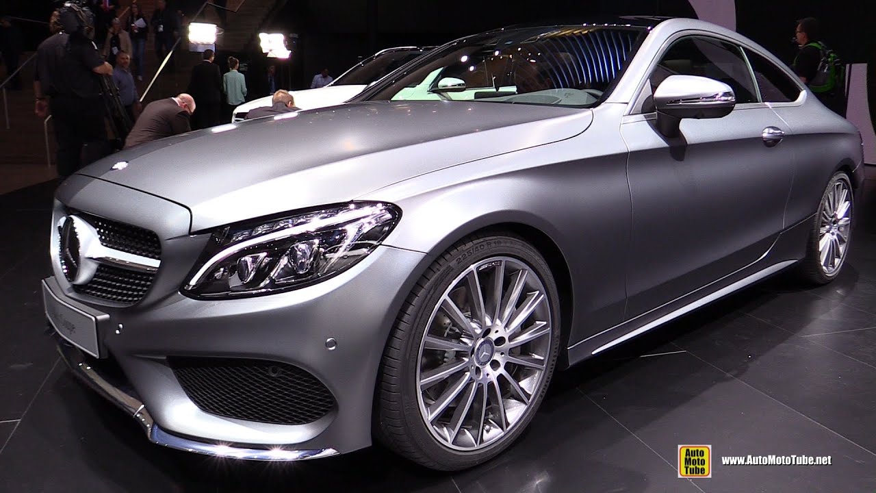 2016 Mercedes C-Class Coupe - Exterior and Interior Walkaround - 2015 Frankfurt Motor Show