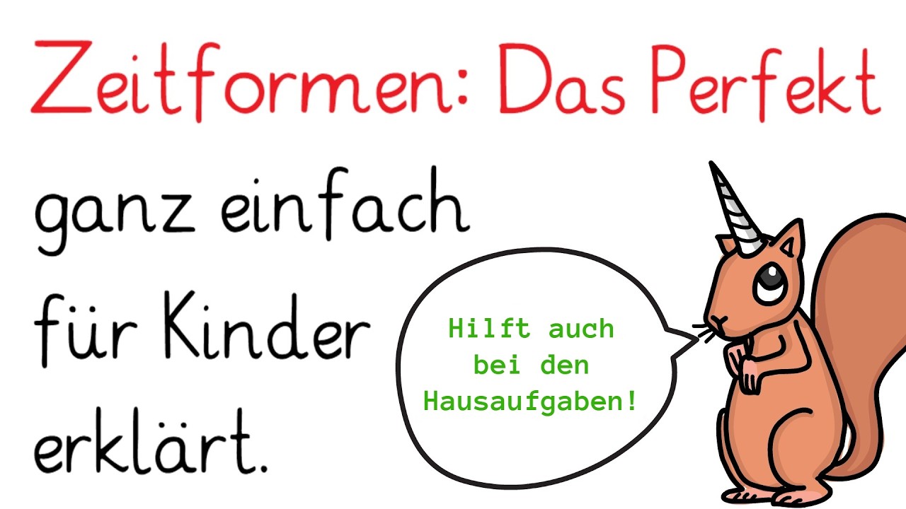Perfekt - Deutsch lernen Zeitformen