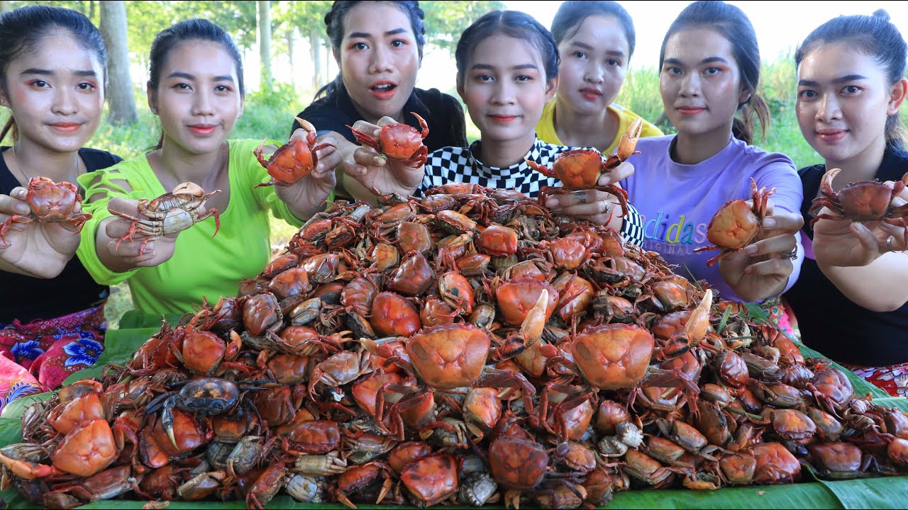 Cooking crab 15 kg boiled and soup recipe in my family - Amazing cooking