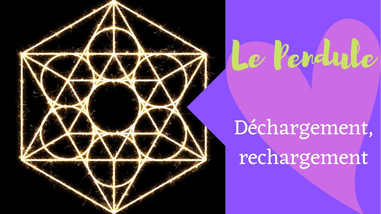 Fleur de vie et Chargement / déchargement avec un pendule.