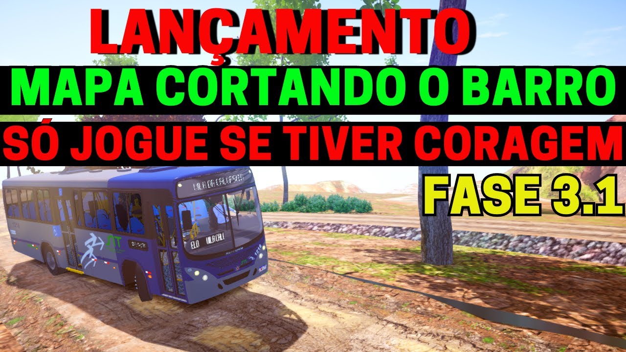 🔴Gameplay Mapa Cortando Barro ATUALIZADO na Fase 3.1 Proton Bus Simulator Mod Mapa Desafiador | PBSC