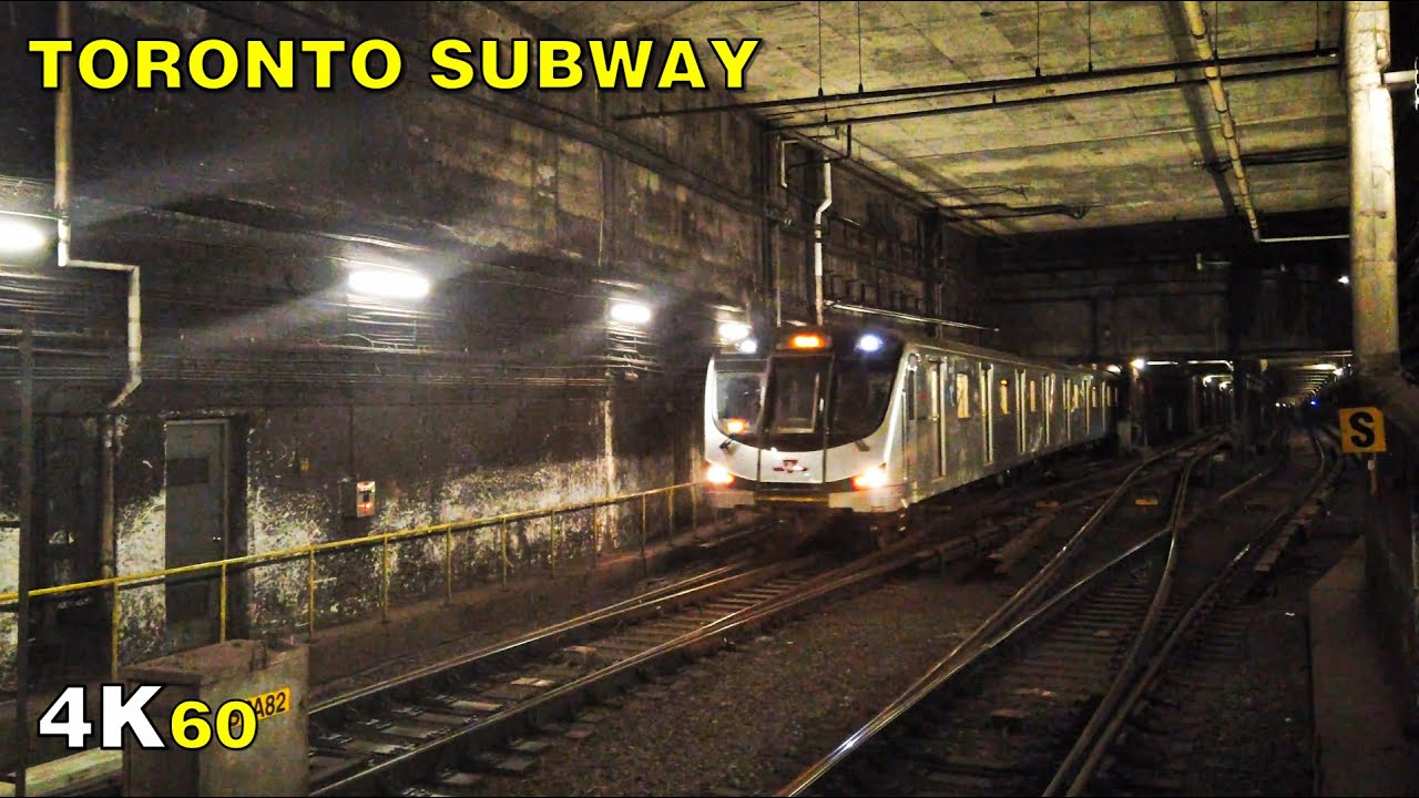 Toronto Subway Station Tour & Ride - St Clair West to Eglinton West [4K]