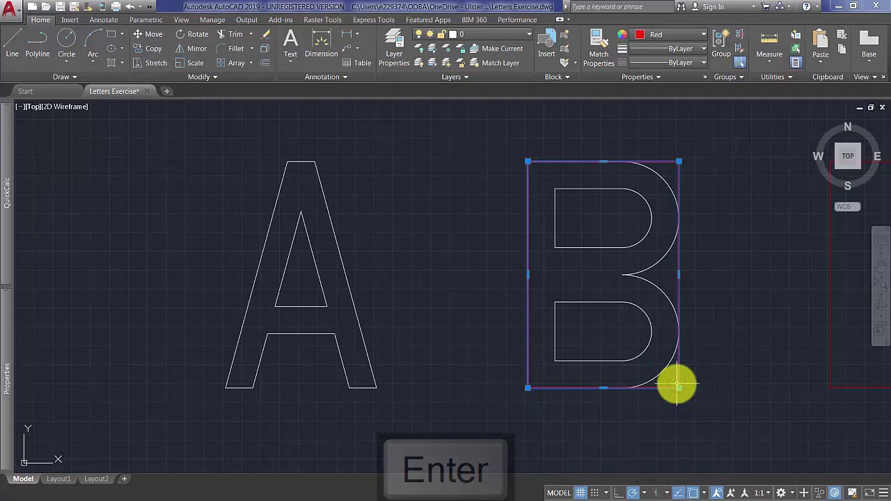 Letters Exercise