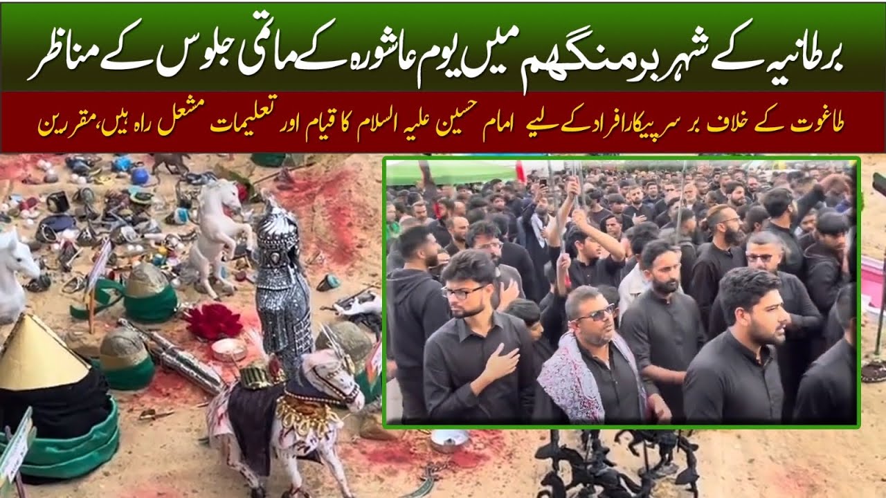 As Live Jaloos Mazloom e Karbala  in Birmingham | 10 Muharram 1445H | Public views and report