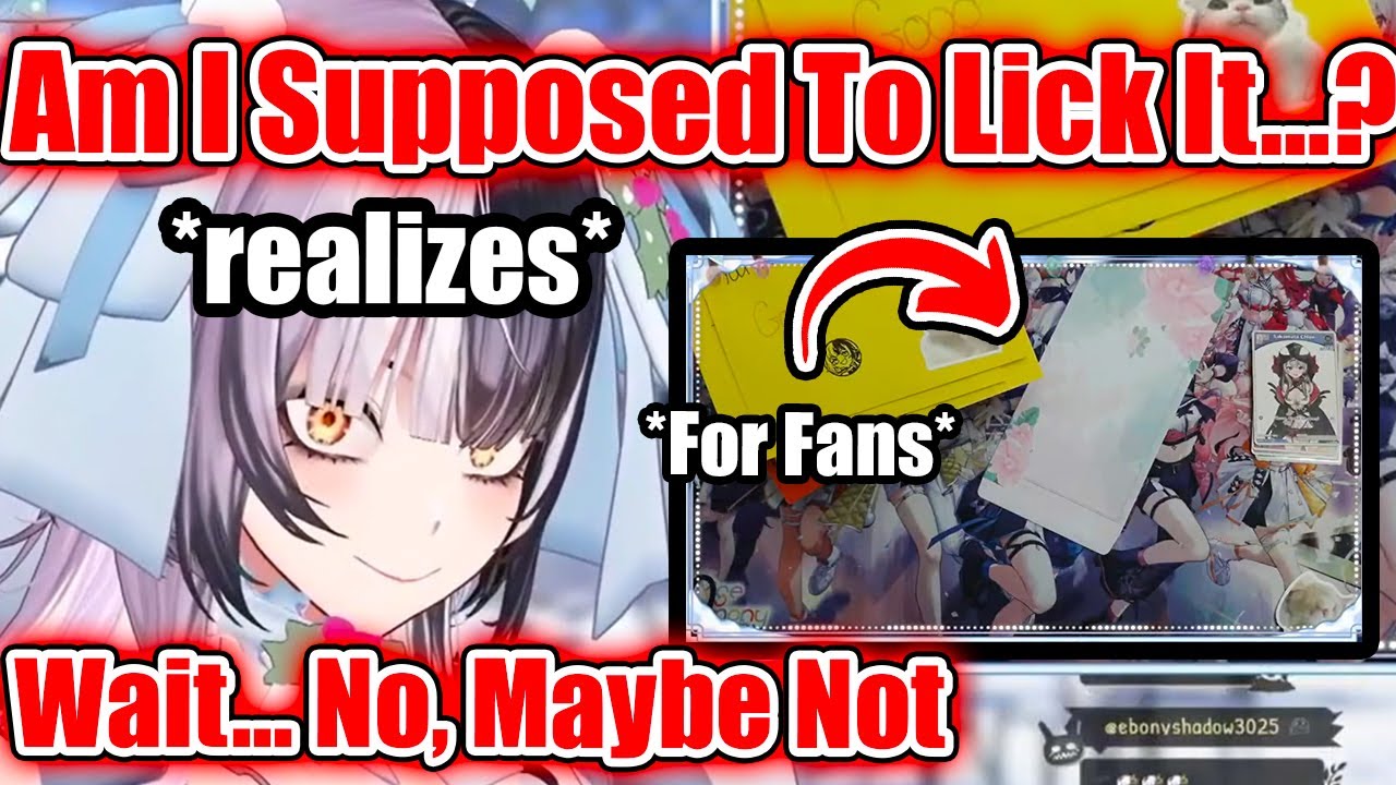 Shiori Immediately Realizes She Shouldn’t Lick This Envelope That Might Go to a Fan