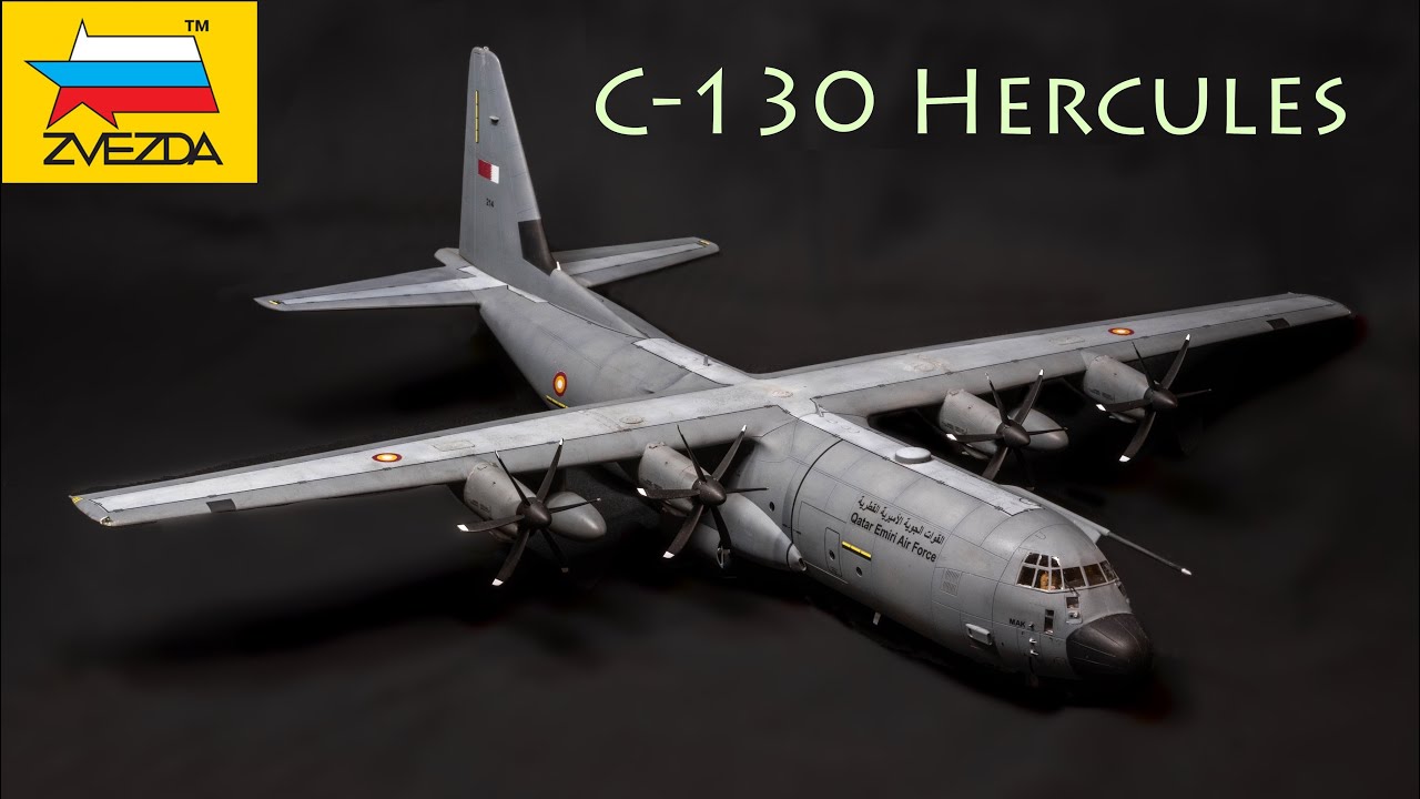 Zvezda C-130J-30 Hercules 1/72 [Full Build]