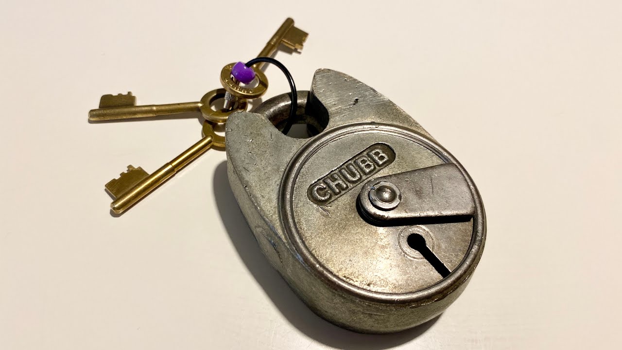 Chubb Battleship: 6 Lever Padlock Picked (LPU Purple Belt)