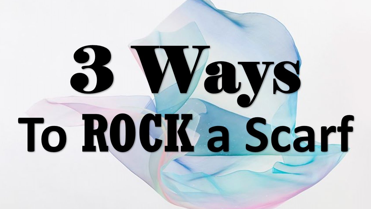 3 Ways to Rock a Scarf  //  Christina Deloma