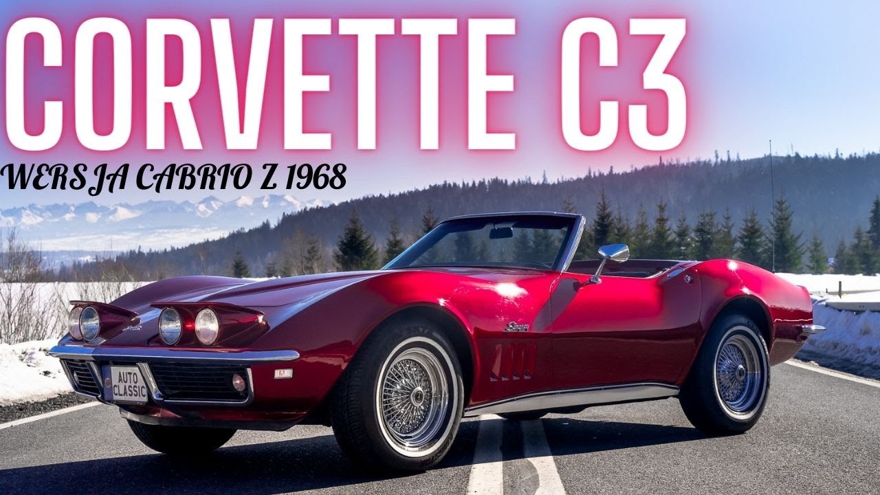 Corvette C3 - Cabrio z 1968 PRAWDZIWY STINGRAY