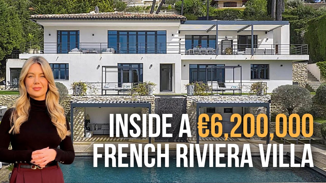 Inside a €6,200,000 Luxury Villa in Cannes | Luxury Property Tour