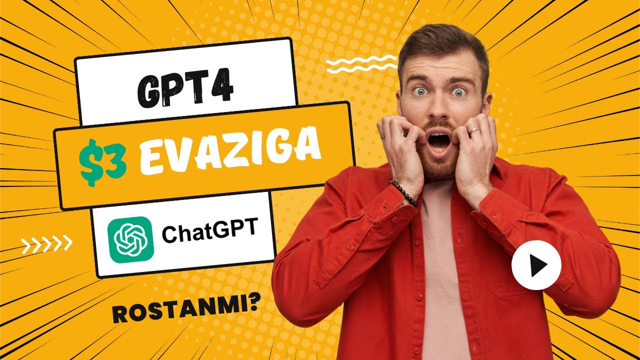 ChatGpt nimalarga qodir? Suv tekin GPT4da xayolimizga kelgan ishlarni qilamiz! | Ro'yxatdan o'tish