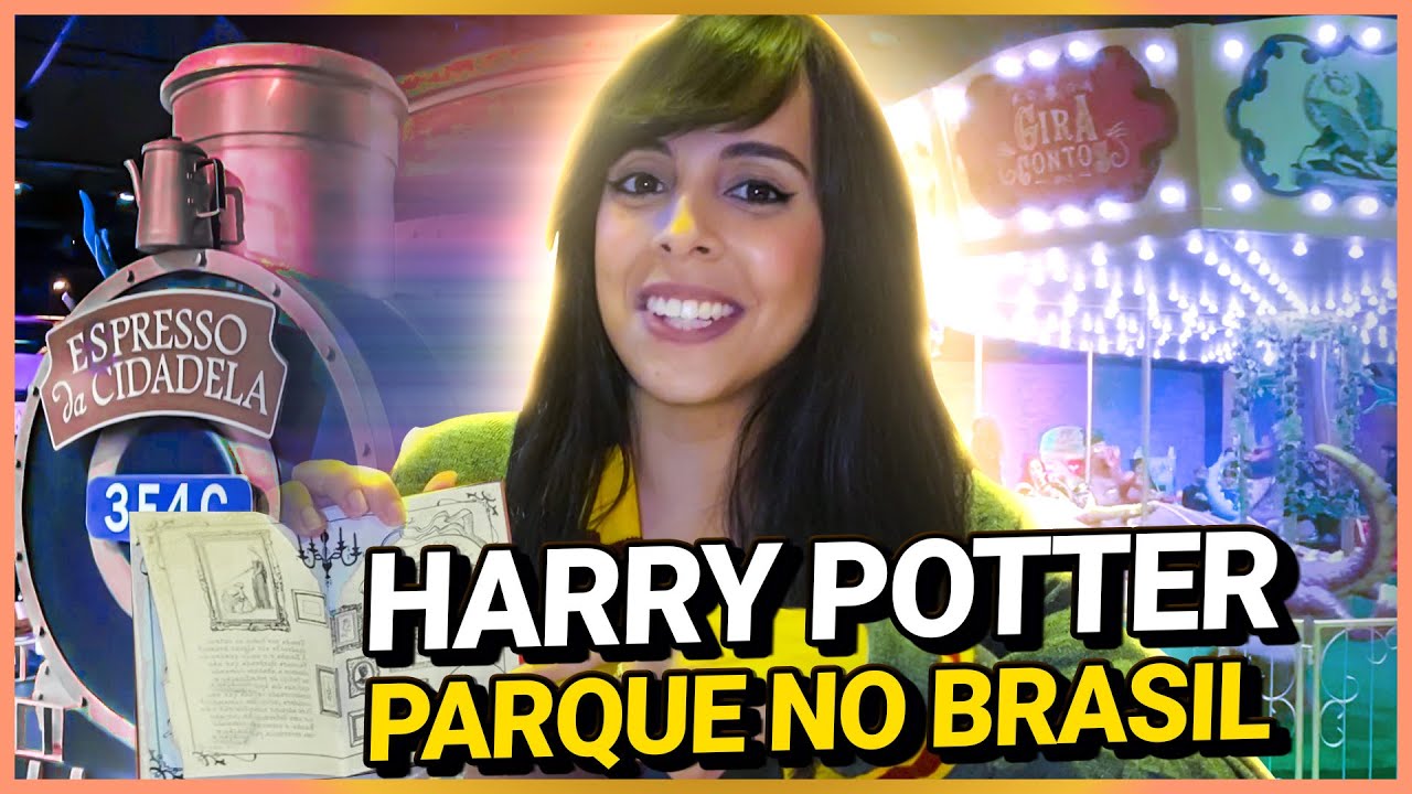 VASSOURA QUEBRADA PARQUE - INAUGURAÇÃO DO PARQUE DE HARRY POTTER EM SÃO PAULO -  PARQUE TEMÁTICO!