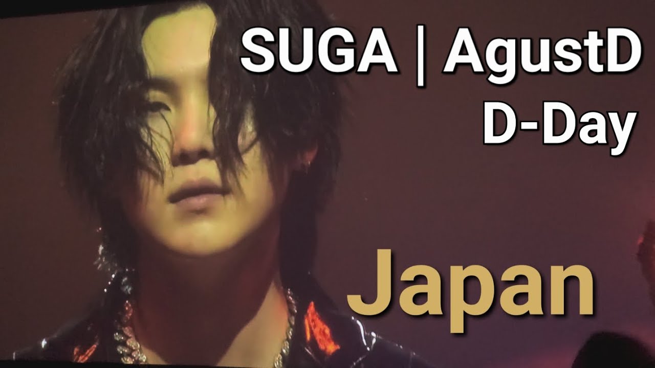 SUGA | AgustD Japan pt1  #suga