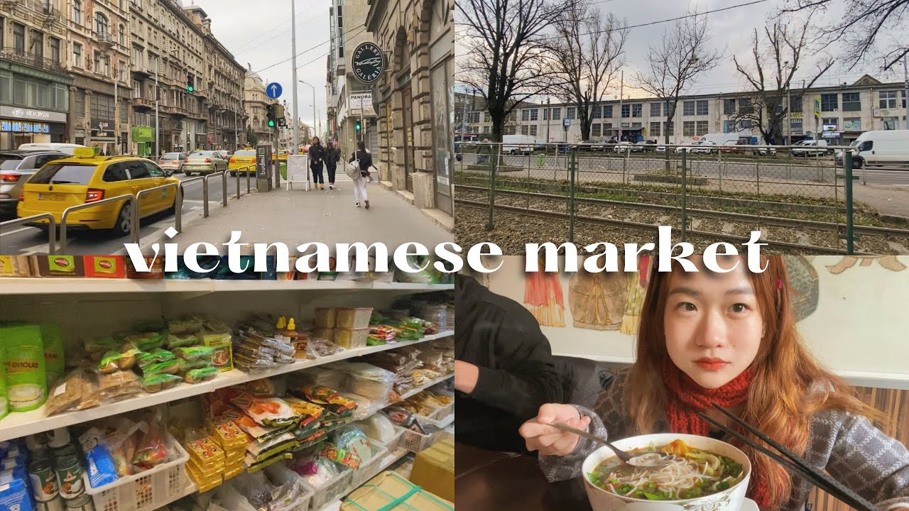 DU HỌC HUNGARY🇭🇺 CHỢ HỔ | Khu chợ người Việt lớn nhất Hungary có gì? | Thuỳ Dương đi học♪