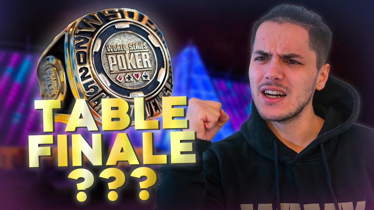 TABLE FINALE sur ce tournoi pour aller gagner une bague et 35.000€ ???