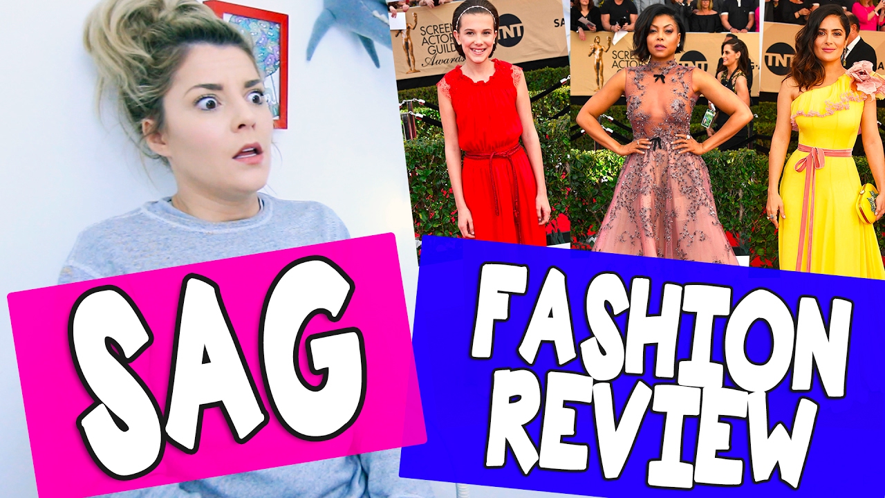 SAG AWARDS FASHION REVIEW // Grace Helbig
