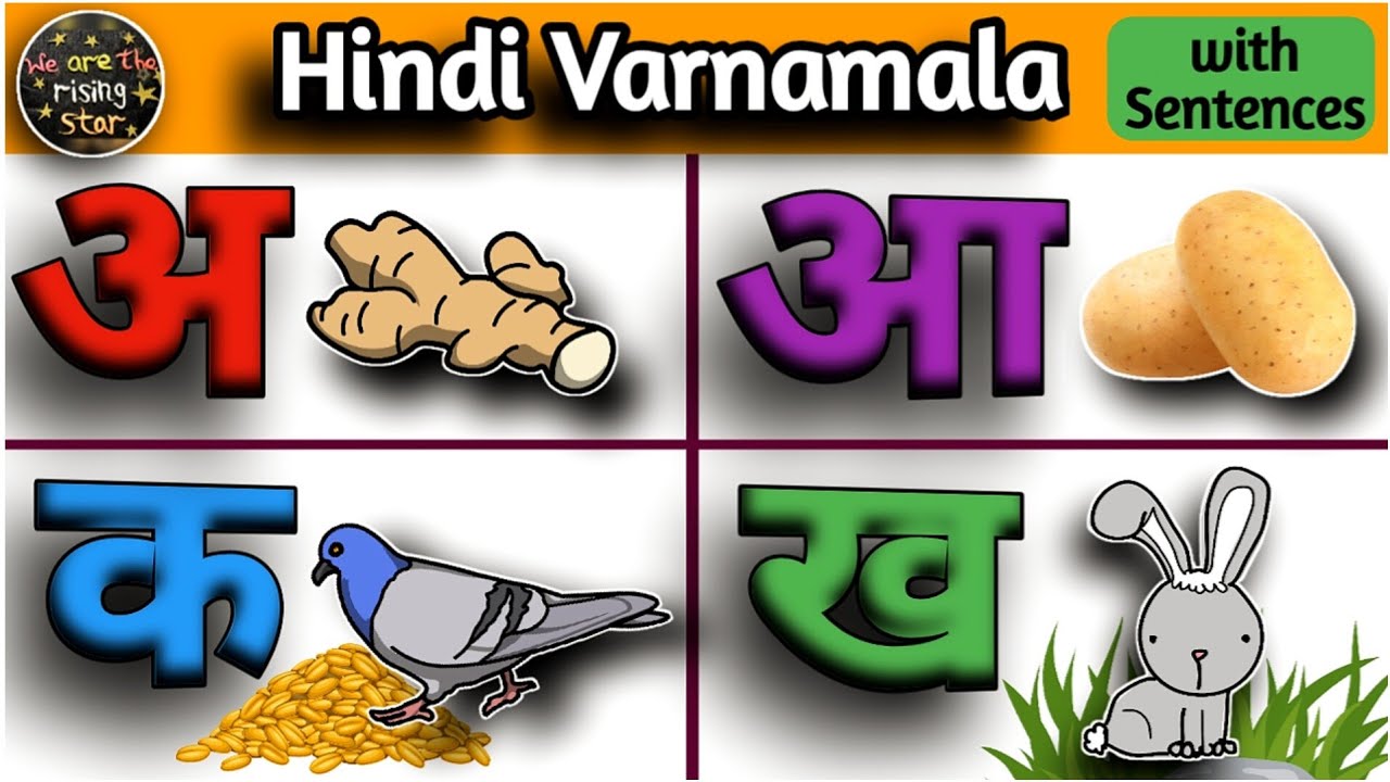 Hindi Varnamala | Swar Vyanjan | अ से ज्ञ तक | Hindi Sentences | WATRstar #varnamala #hindialphabet