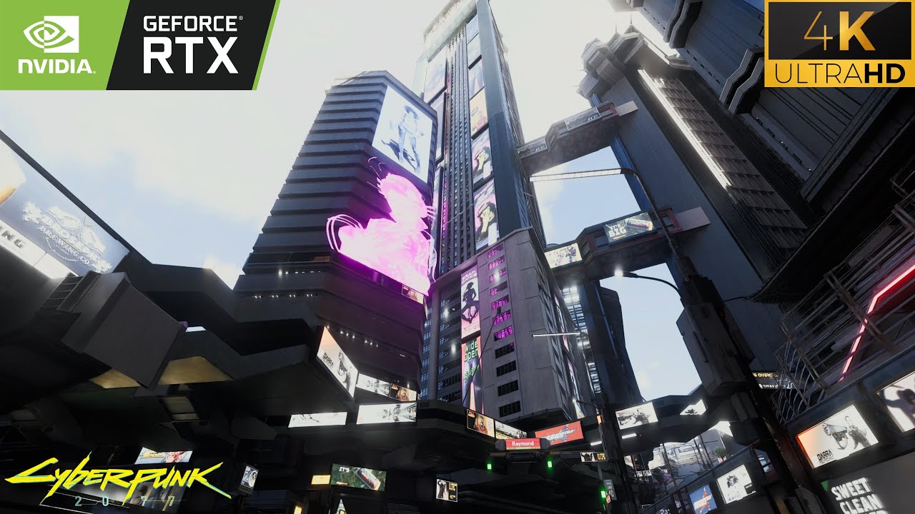 4K HDR Cyberpunk 2077 FSR3 DLSS 3.6.0 Ultra Photorealistic Next-Gen Path Tracing Modded Graphics