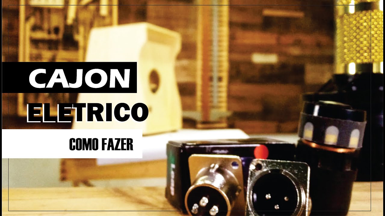 Como microfonar um cajon - melhor sistema de micrifonação.