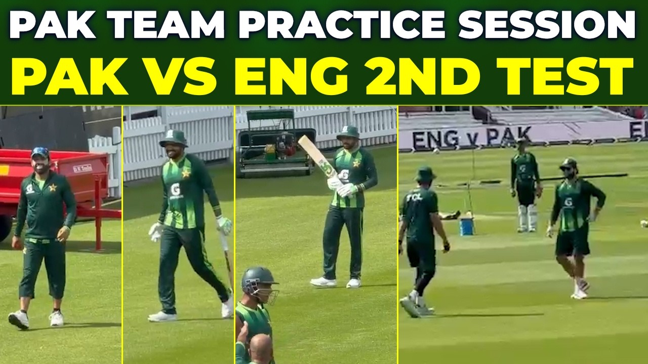 Pak Team practice Session | Pak Vs Eng 2nd Test | Rar Sportsimpact