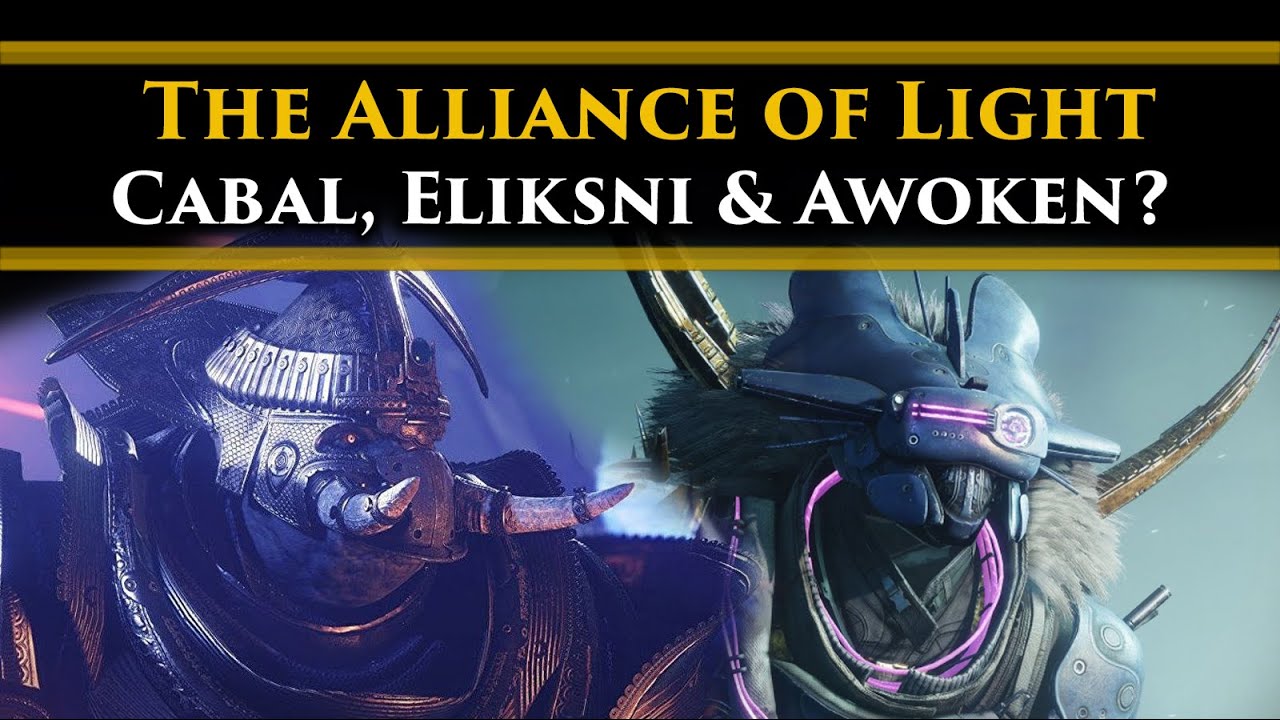 Destiny 2 Lore - Is an alliance forming, between the Eliksni, Cabal, Humans & Awoken?