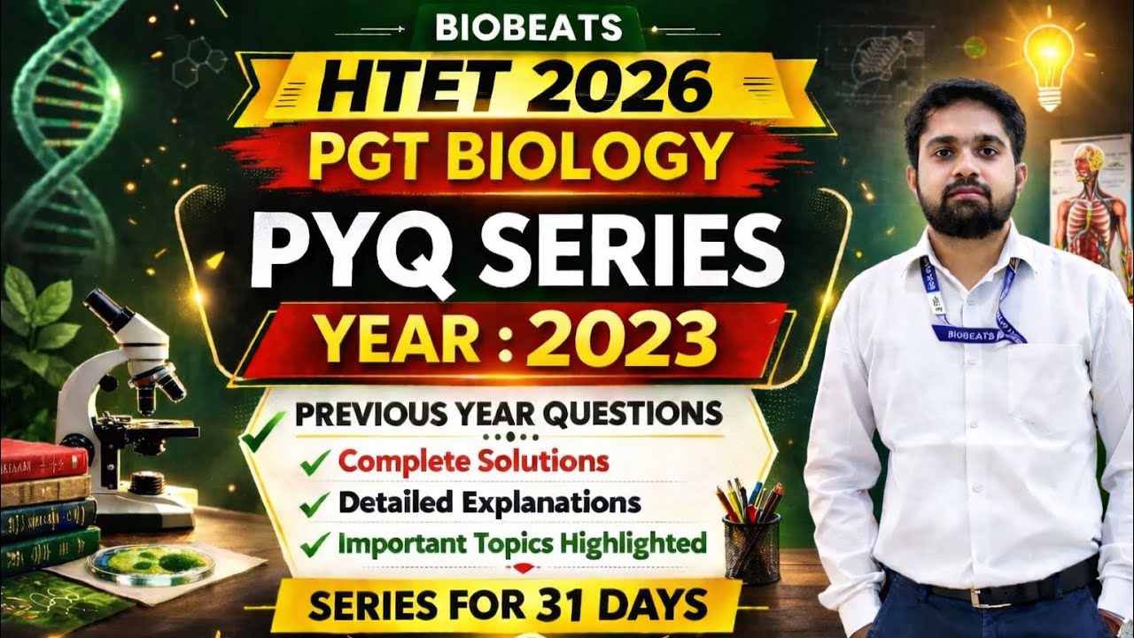 HTET PGT BIOLOGY 2023 COMPLETE SOLUTION