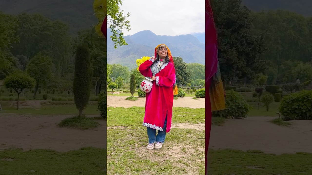 Kashmiri Dress mein karvaya Photoshoot 😍⛰️ #priyalkukreja #shorts #ytshorts