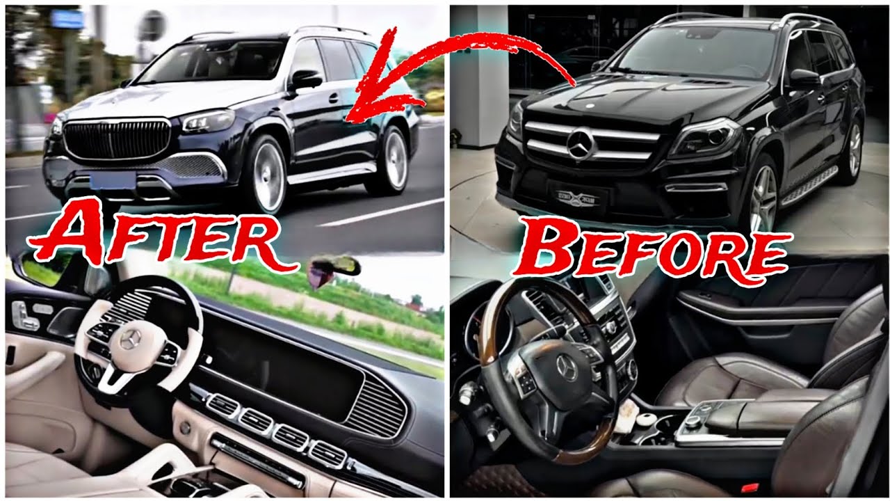 Гламурное преображение: Mercedes Benz GL450 становится Maybach GLS #трансформация
