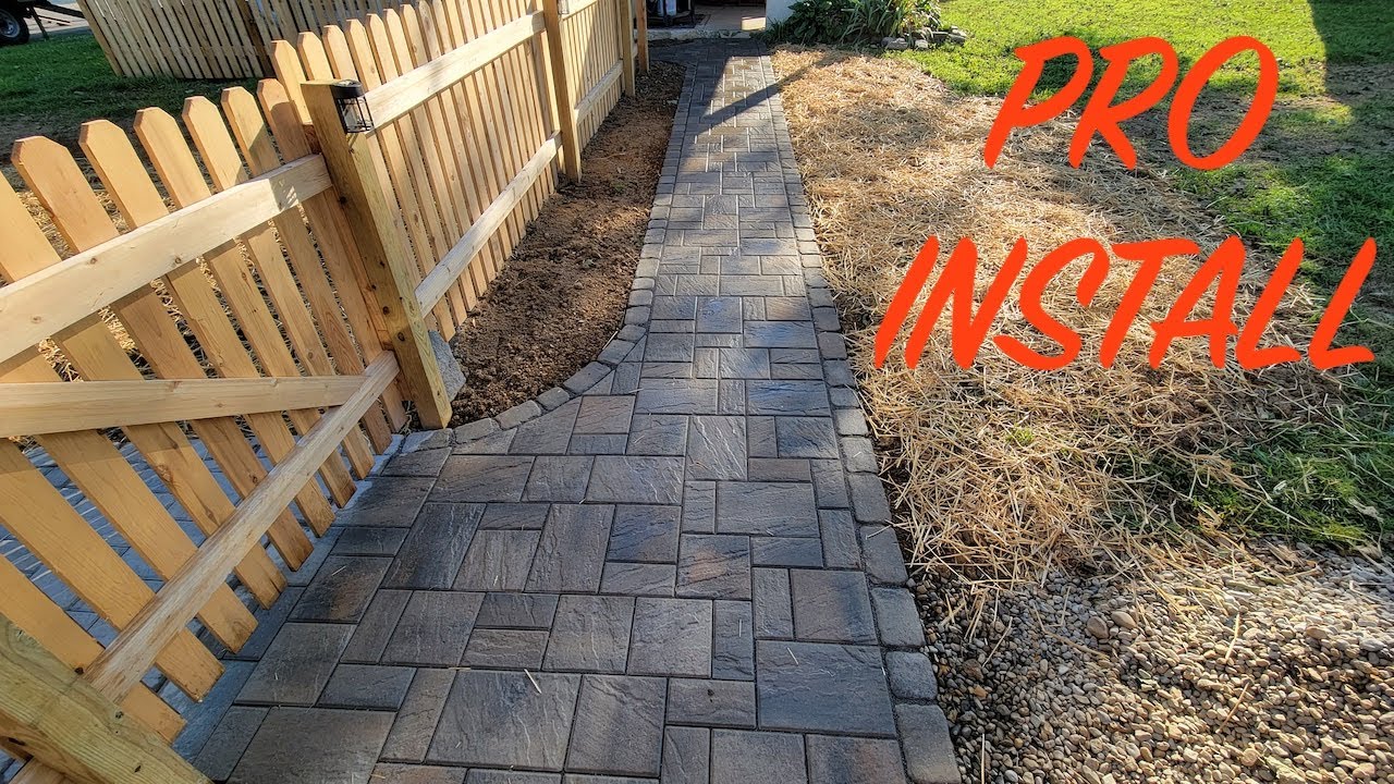 How to install techo bloc pavers