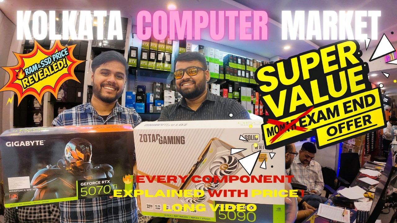 Micro Center India || Kolkata Chandni Chowk Computer Wholesale Market || Best PC Shop in Kolkata