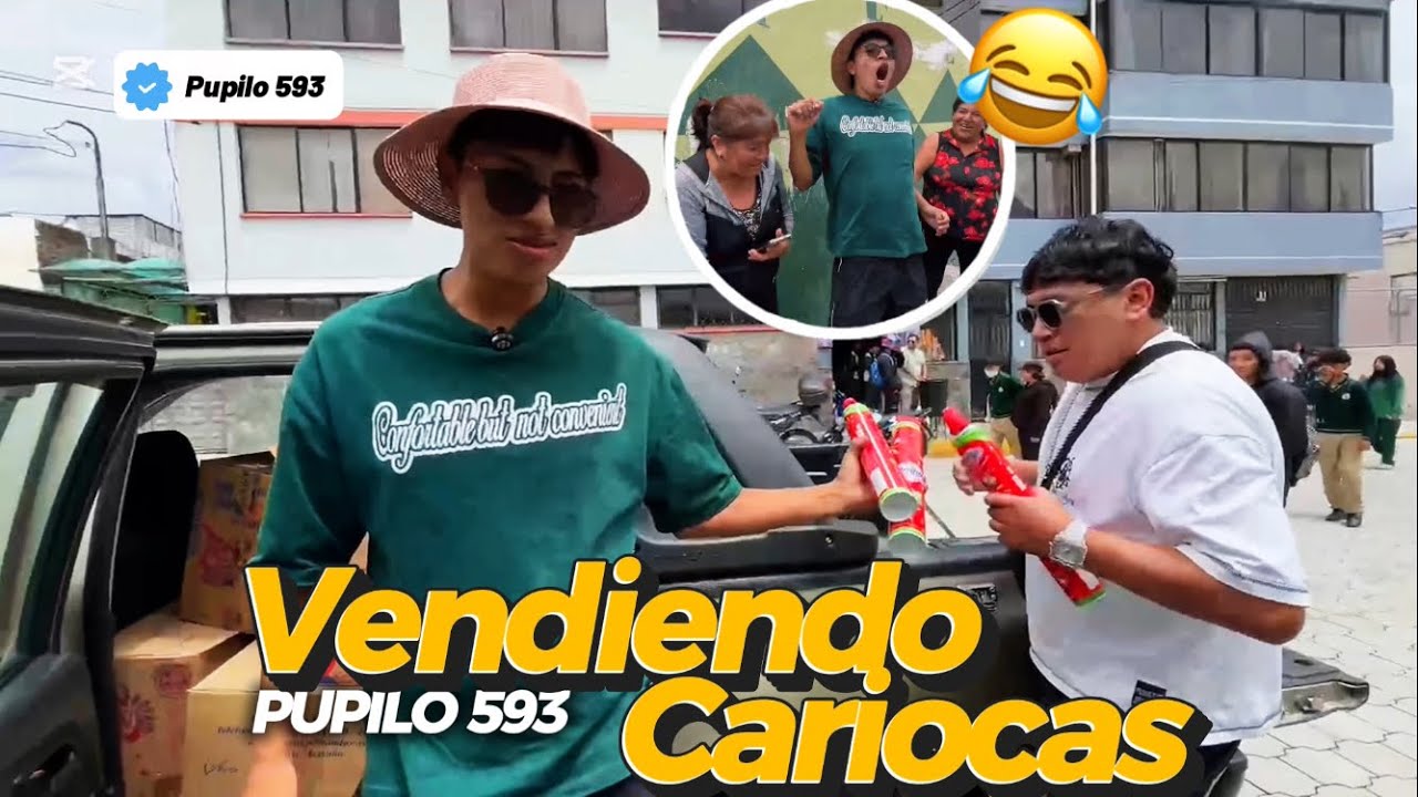PUPILO VENDIENDO CARIOCAS EN UN COLEGIO *También lo mojan*😂 |Pupilo593