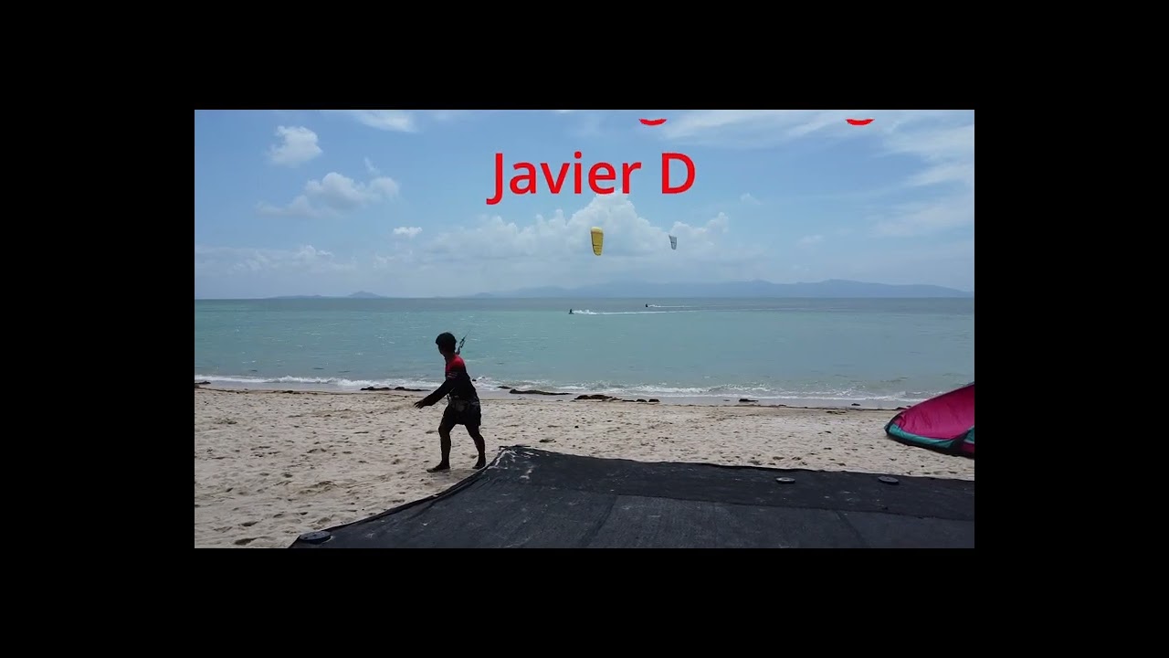 Kiteing Koh Phangan W Jevier