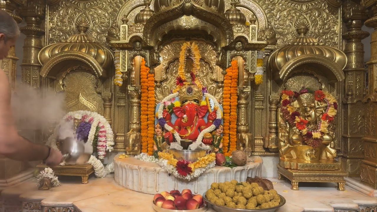 🙏सायंकाळची धूप आरती 🙏Ganapati Bappa Moraya 🌺 Mangalmurti Moraya  🙏Evening Dhup Aarti 🙏17/03/2026