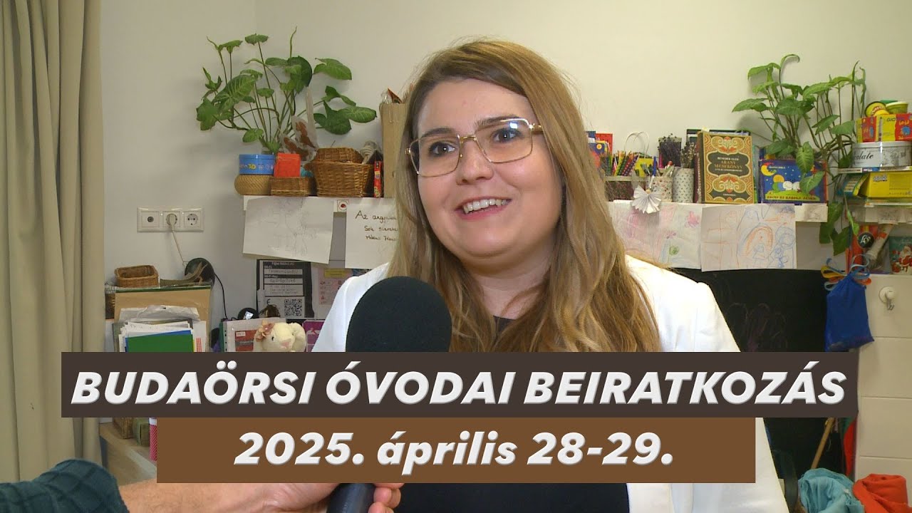 Óvodai beiratkozás - Budaörs, 2025. április 28-29.
