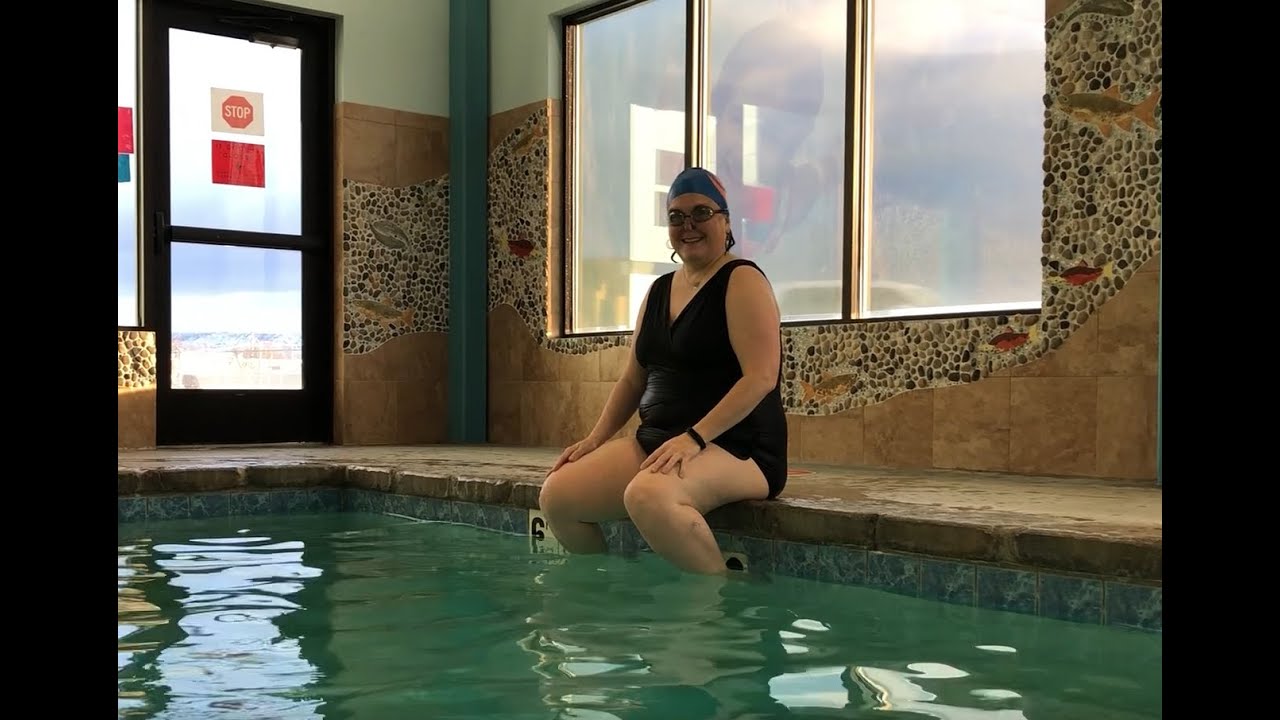 Overcoming Water Fear - 1st Jump into the Deep End