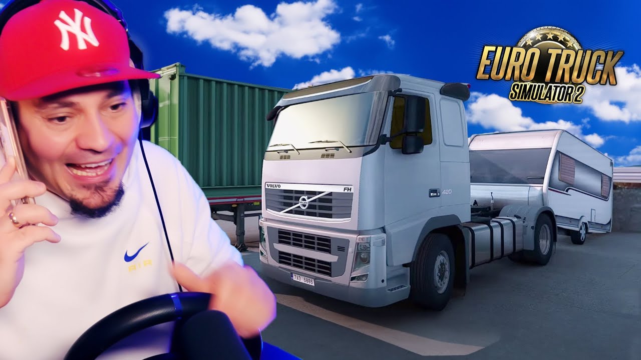 JADĘ DO KATOWIC... CIĘŻARÓWKĄ Z NACZEPĄ KAMPINGOWĄ?! *stres* 🚛 Euro Truck Simulator 2 (Mody)