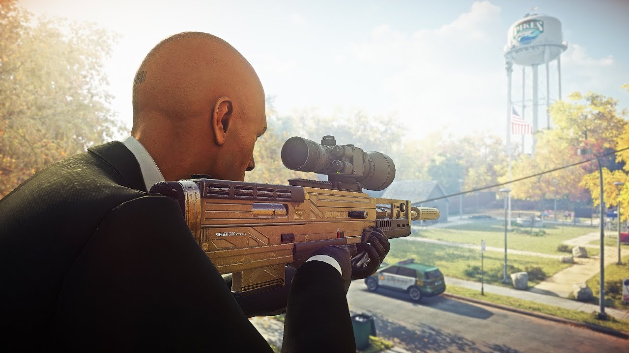 HITMAN 2 - Sniper Long Shots 4 in Whittleton Creek | Silent Assassin Suit Only